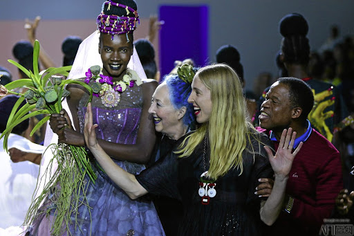 The Marianne Fassler team at the finale of Fashion Week Joburg