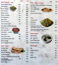 Malik Sweets menu 2