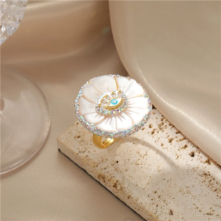 Retro Barok Natuurlijke Parel Ring