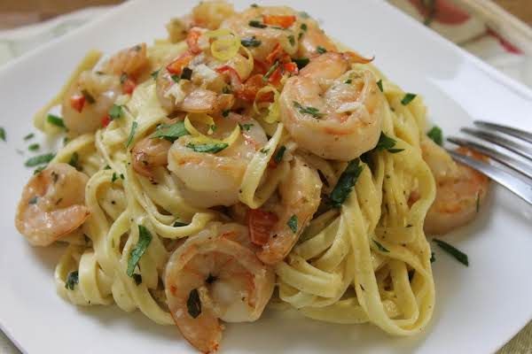 Lemon & Herb Linguine With Shrimp_image