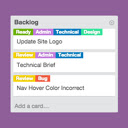 Card Color Titles for Trello