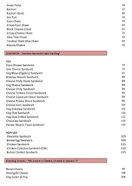 Indian Street Eats menu 2