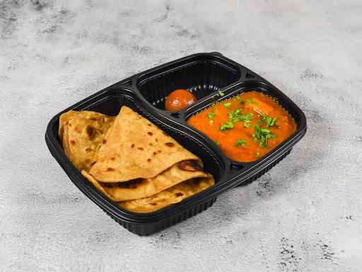 Paneer Butter Masala Paratha Combo