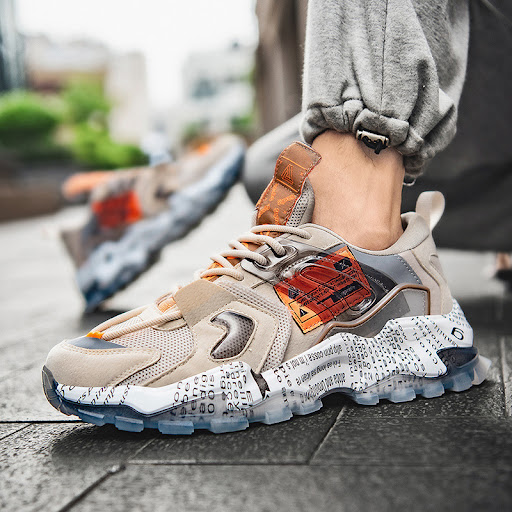 Title 5, Mens Suction Mold Bottom Running Shoes with Br...