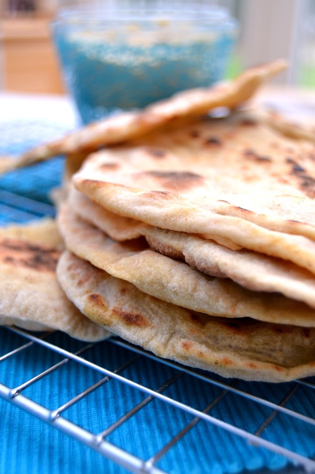 Quick Easy Garlic Chilli Flatbreads