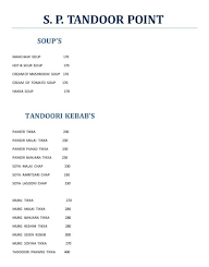 Sp Tandoor Point menu 2