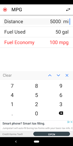 Fuel Economy Calculator - MPG and km/L