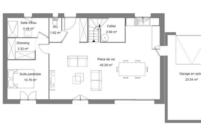  Vente Terrain + Maison - Terrain : 910m² - Maison : 113m² à Saint-Aygulf (83370) 