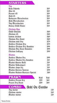 Biryani Paradise menu 1