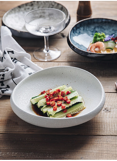 Title 14, Creative Cold Dish Ceramic Salad Bowl for Busin...