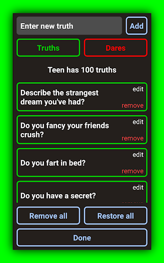 Truth Or Dare - 2020 ULTIMATE Party Game 9.6.2 screenshots 21