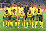 Bafana's starting line-up against Egypt during Afcon finals last month.