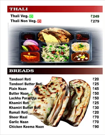 Nazeer Foods menu 