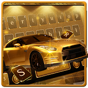 Gold Luxury Car Keyboard Theme  Icon