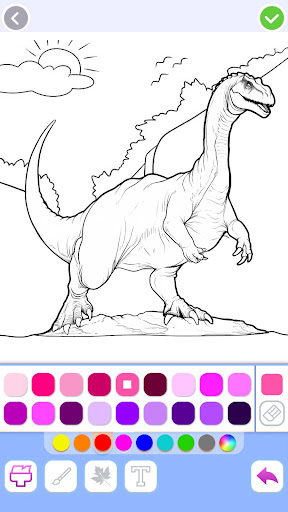 Screenshot Dino Coloring: Dinosaur games