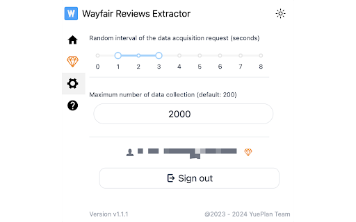 Wayfair™ Reviews Extractor