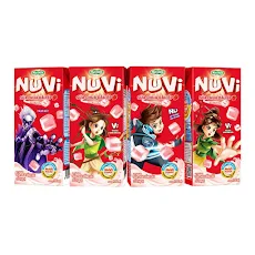 Sữa chua uống thạch Nuvi dâu lốc 4x170ml