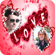 Valentine Day Dual Photo Frame 1.5 Icon