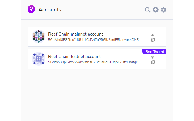 Reef Chain Wallet Extension Preview image 0