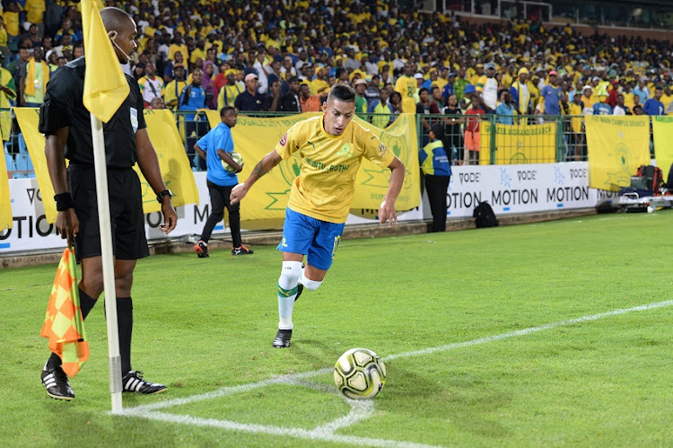 Mamelodi Sundowns player Gaston Sirino during the Absa Premiership match between Mamelodi Sundowns and Bloemfontein Celtic at Loftus Versfeld Stadium on February 19, 2020 in Pretoria, South Africa.