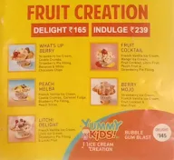 Cream And Fudge menu 1