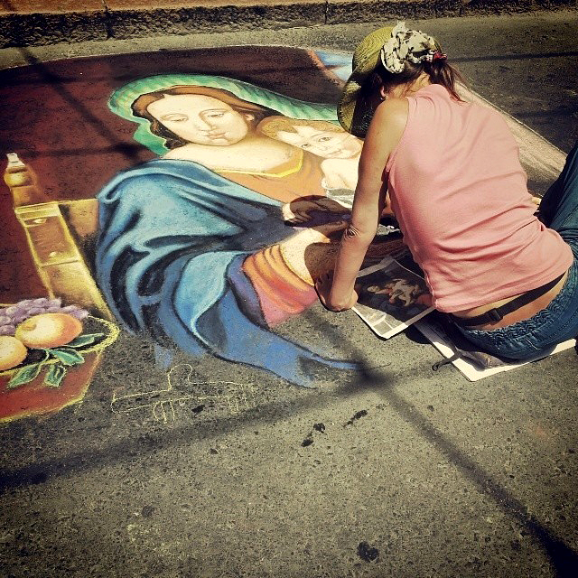 Dipingendo la strada... di Francesca Malavasi