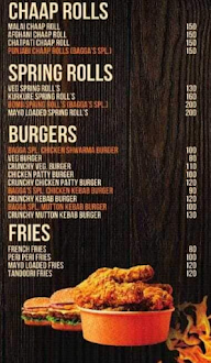 Mr. Sher Bagga menu 3