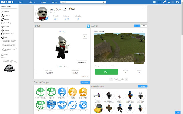 Btroblox Making Roblox Better - roblox 2 years plus badge