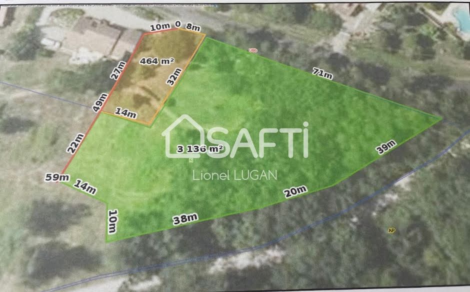 Vente terrain  3650 m² à Castelnau-d'Estrétefonds (31620), 215 000 €