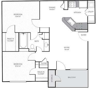 B1 Floorplan Diagram