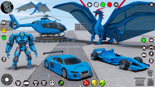 Screenshot US Police Car Robot Fight Game