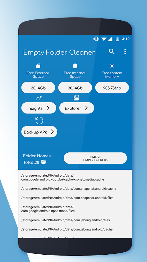 Screenshot 2 Empty Folder Cleaner 1.1.0 APK PAID