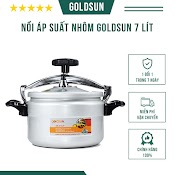 Nồi Áp Suất Nhôm Goldsun Gpc1930 - 07Ih, Nồi Hầm Đáy Từ Đa Năng Dung Tích 7L, 9L Dùng Được Cho Bếp Gas Và Bếp Hồng Ngoại