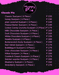 Happy Pie menu 1
