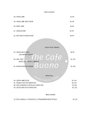 The Cafe Buono menu 6