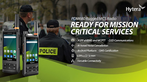 Hytera Launches Rugged PDM680 MCS Radio to Empower Public Safety’s In-Depth Digital Transformation (Graphic: Business Wire)