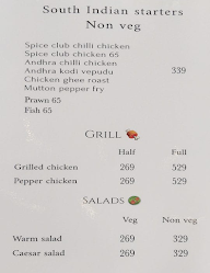 Spiceclub Fusion Restaurant menu 2