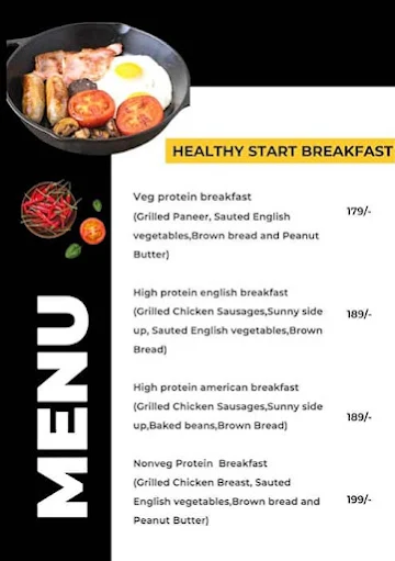 Fit Kitchen menu 