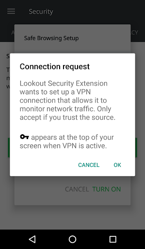 Lookout Security Extension