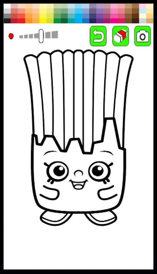 Android application Kids Coloring Game for Shopkin screenshort