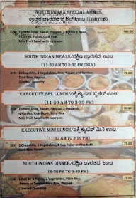 Shilpa Veg menu 2