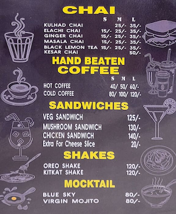 Chai Wich menu 