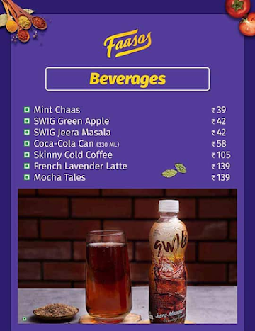 Faasos - Wraps, Rolls & Shawarma menu 