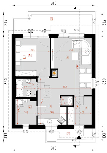 D142 - WT2021 wersja drewniana - Rzut parteru