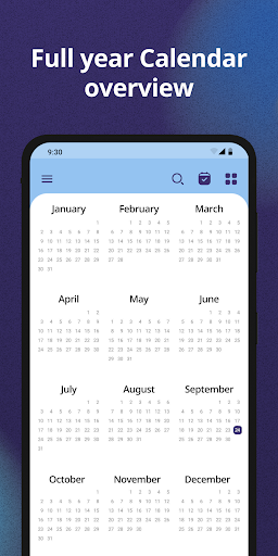 Screenshot Calendar: Daily Agenda Planner