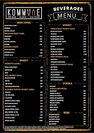 Kommune Bar & Kitchen menu 2