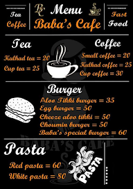 Baba's Cafe menu 2