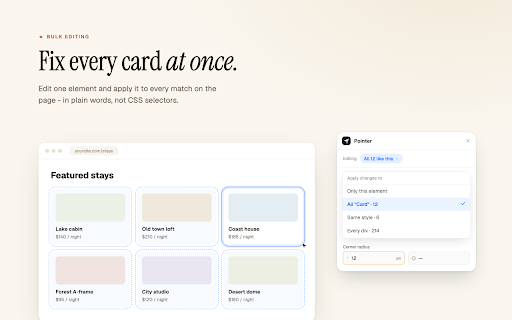 Pointer — Visual Editor for AI-Built Sites screenshot 3
