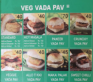 WoW - Vada Pav & More menu 1