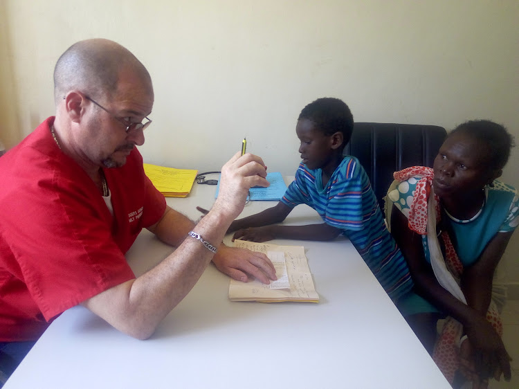 Family physician Rogers Gonzalez at Lodwar Referral Hospital in Turkana